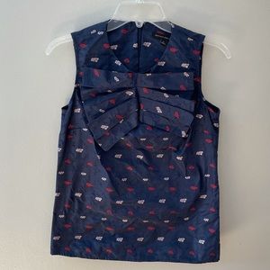 Banana Republic Sleeveless Pleated Top, size 2